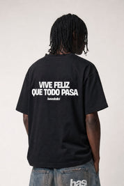 T-Shirt "COPY&PASTE" ViveFeliz Black/White