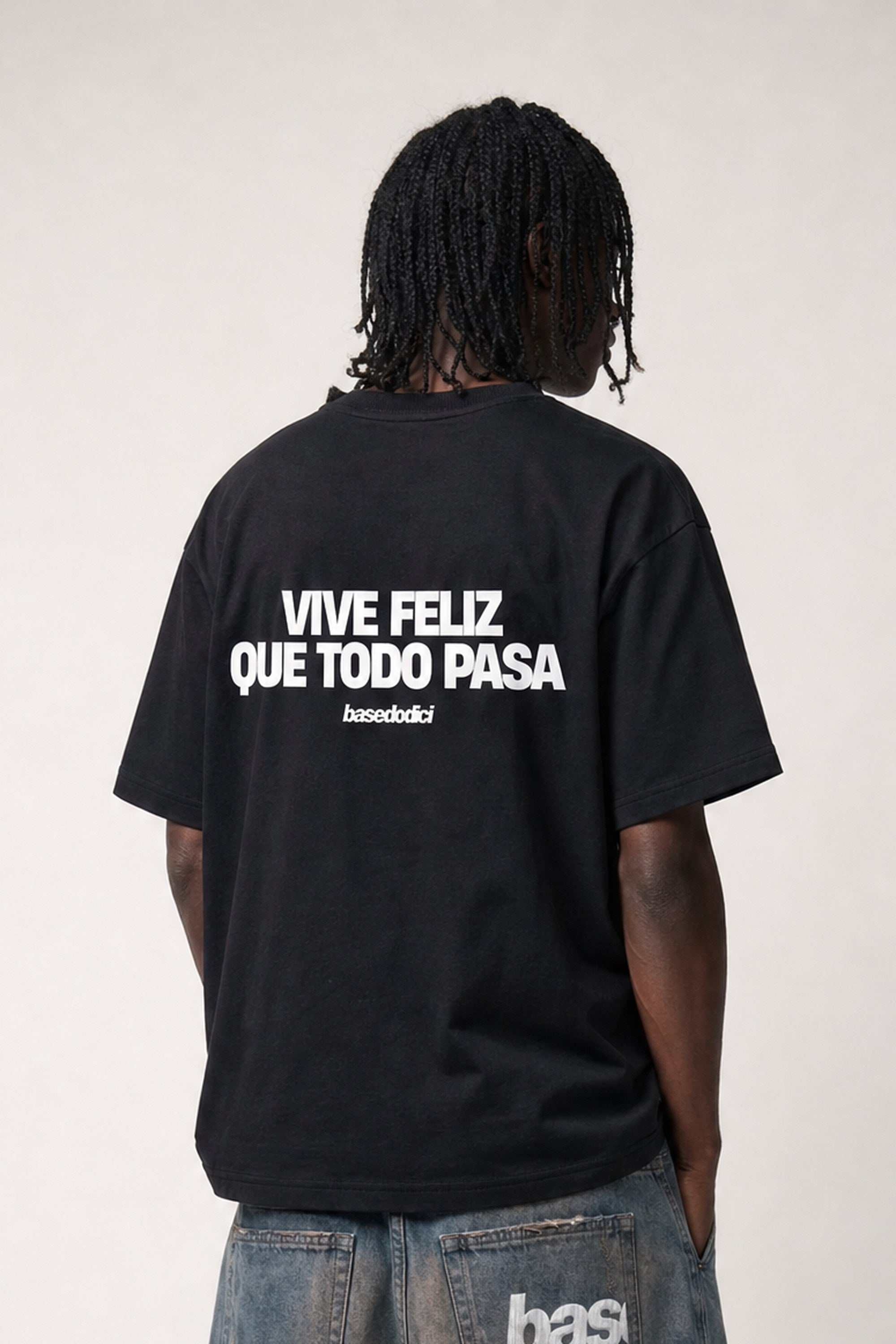 T-Shirt "COPY&PASTE" ViveFeliz Black/White