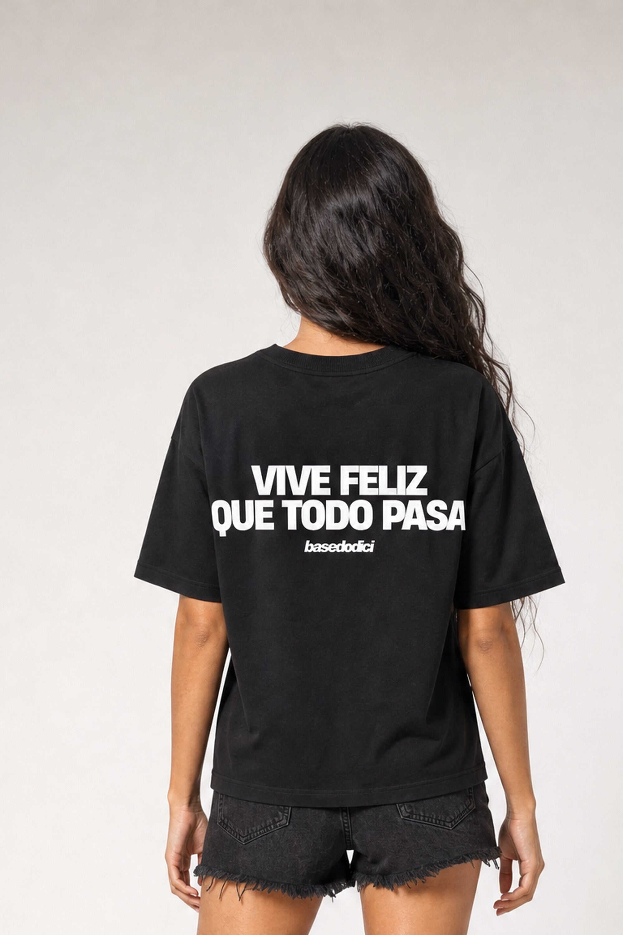 T-Shirt "COPY&PASTE" ViveFeliz Black/White