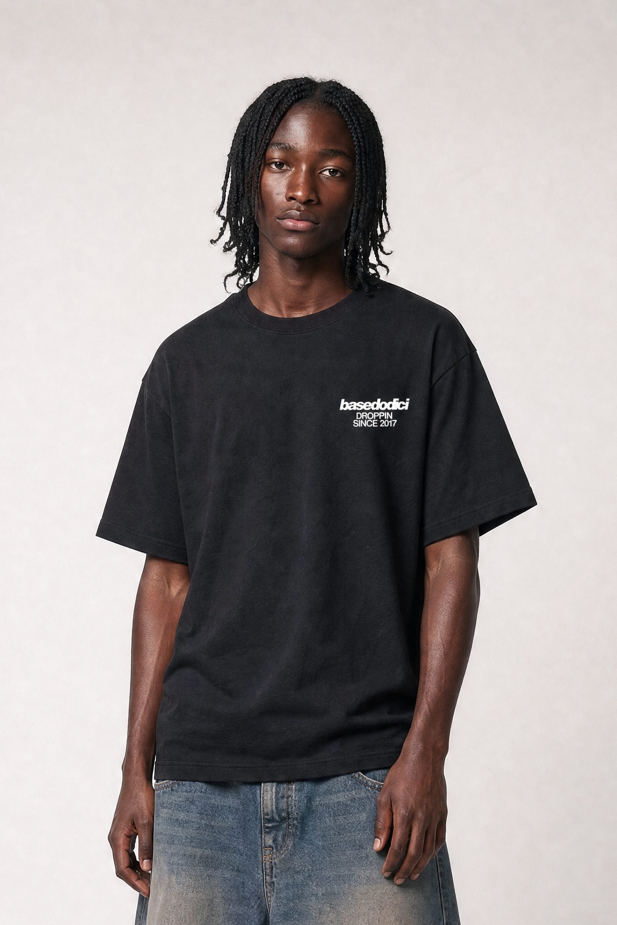 T-Shirt "COPY&PASTE" ViveFeliz Black/White