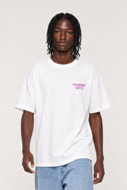 T-Shirt "COPY&PASTE" ViveFeliz White/GlitterPink