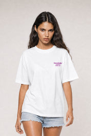 T-Shirt "COPY&PASTE" FaccioLaBrava White/GlitterPink