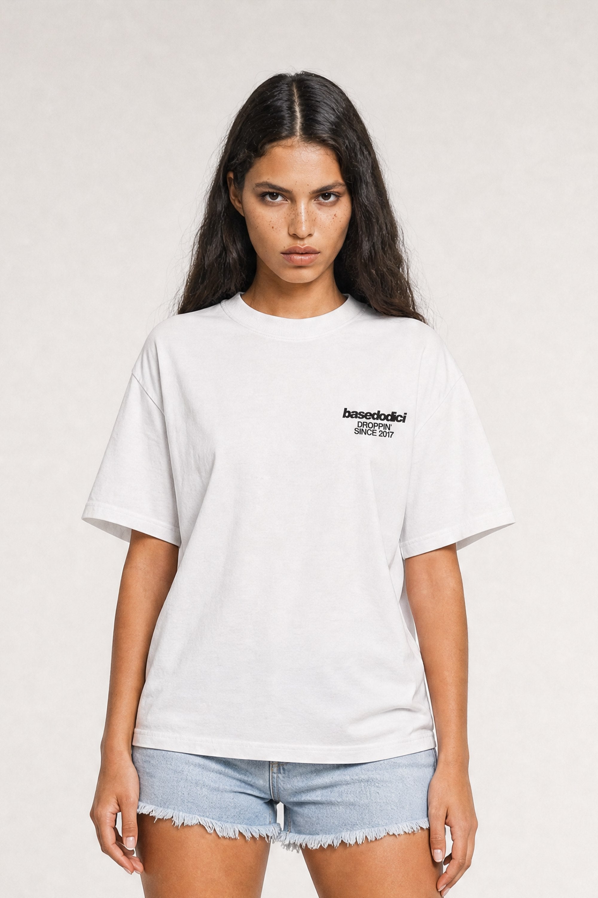 T-Shirt "COPY&PASTE" ViveFeliz White/Black