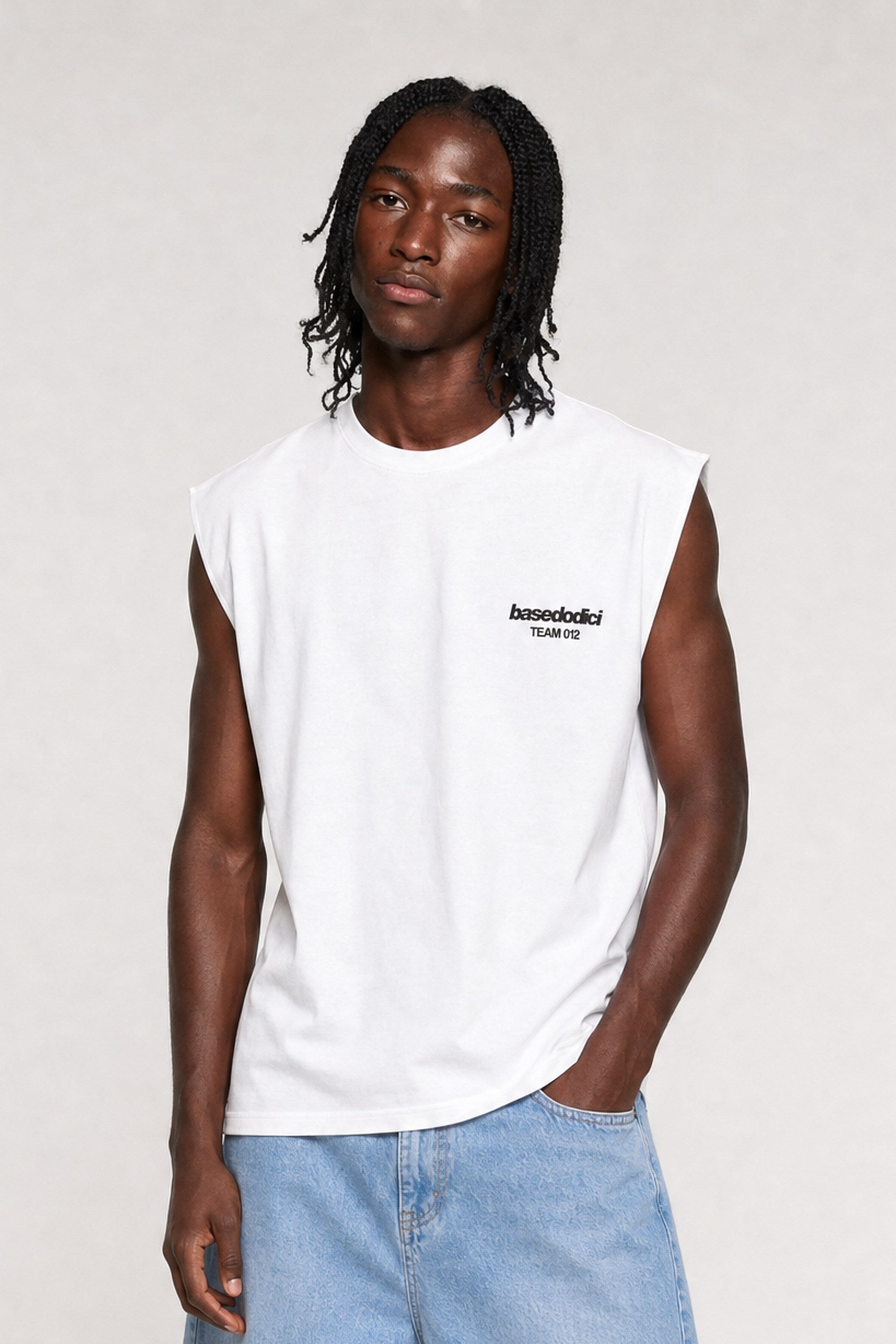 Tank "TEAM012" BackLogo White