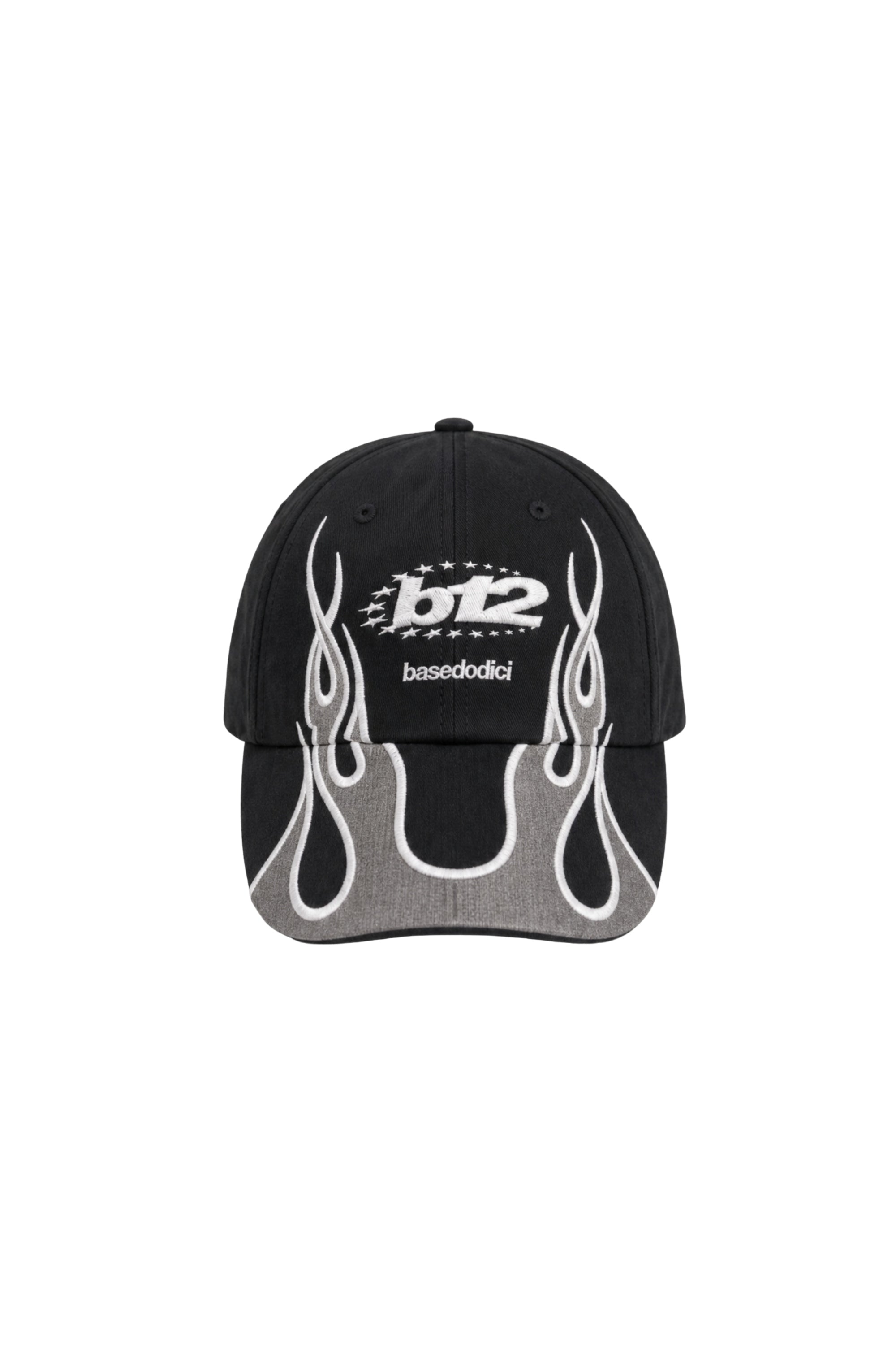 Cap "RIVIERA" Flame Logo Grey/White