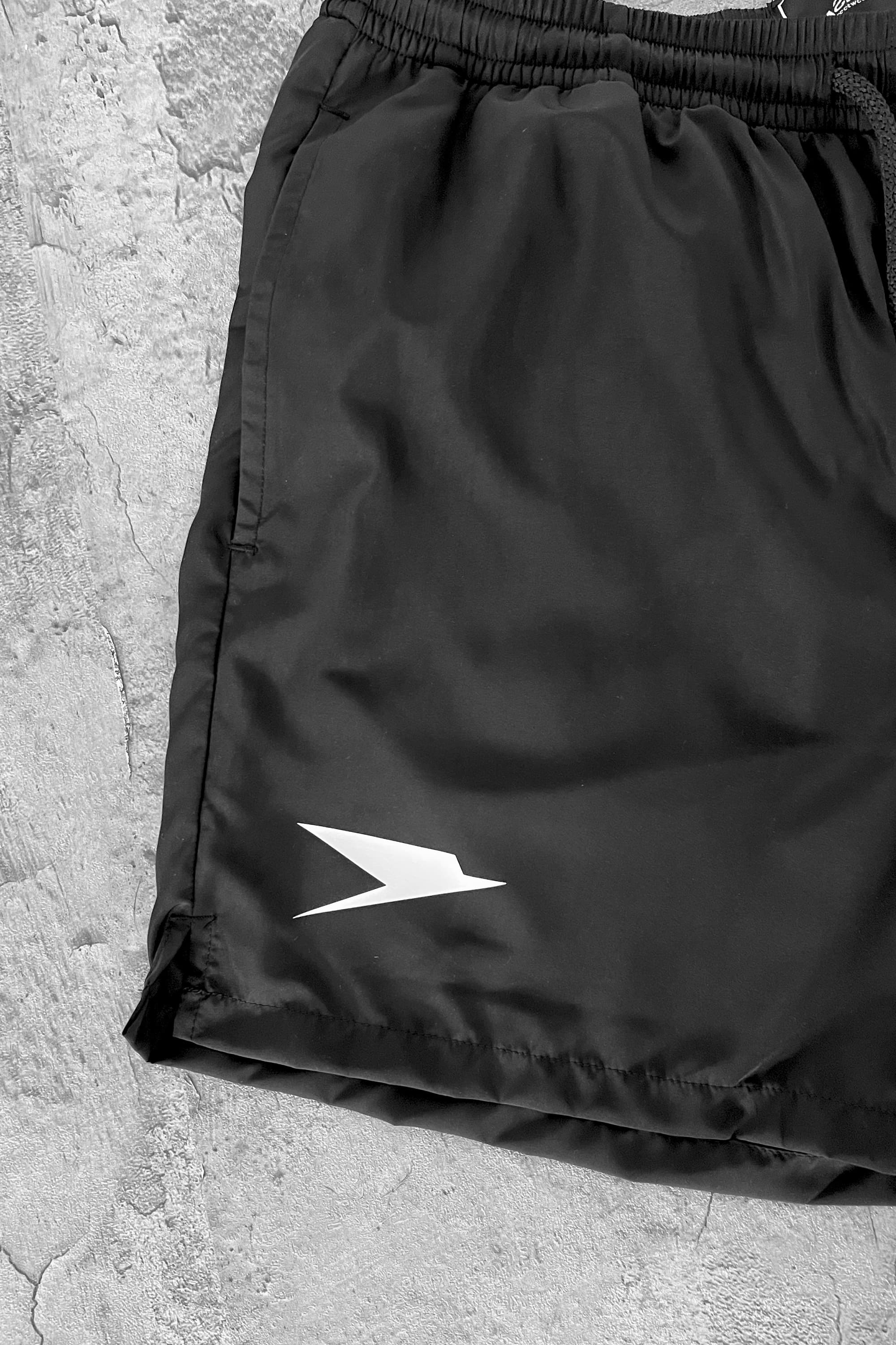 Swim Short "BEACH" Logo Black 