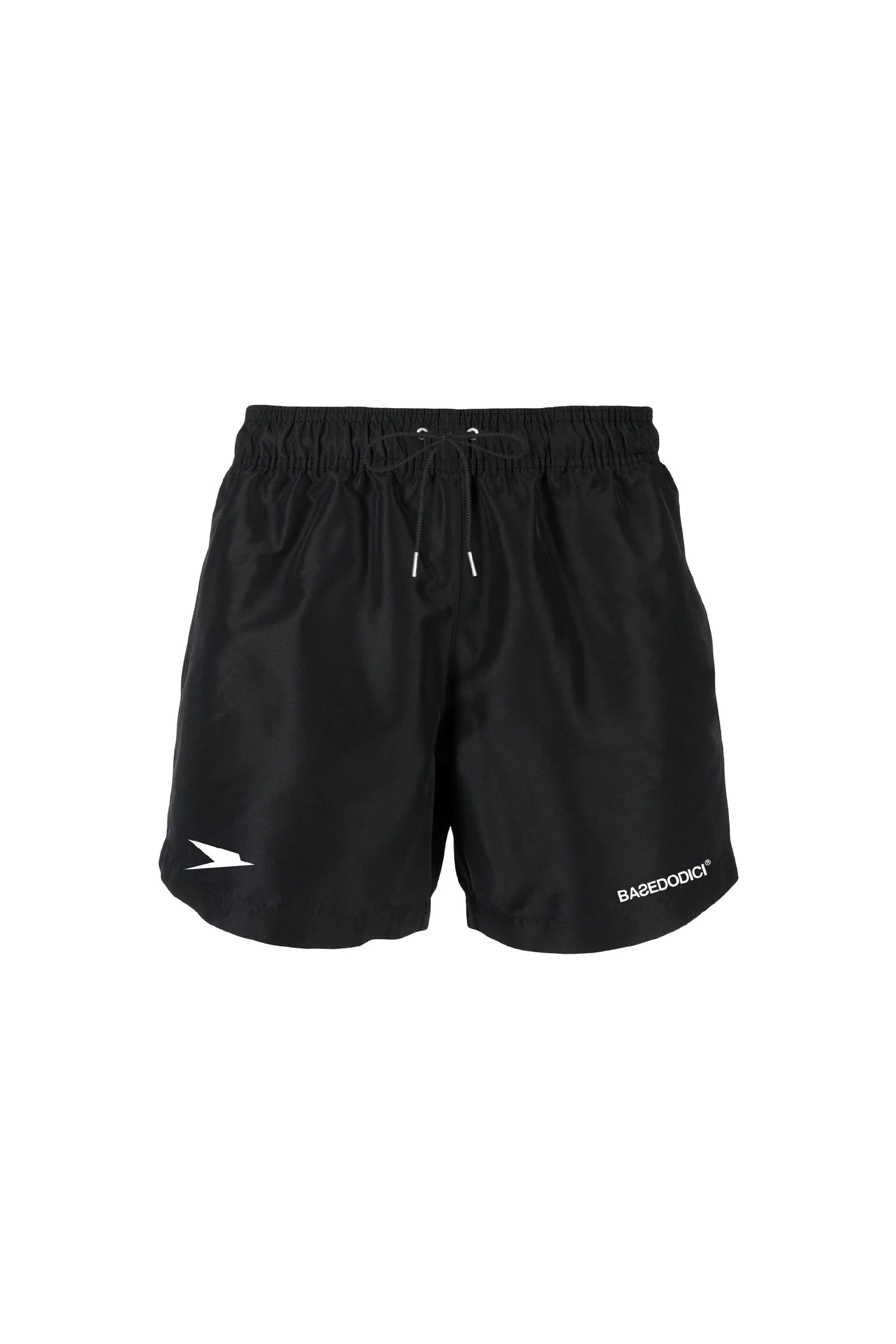 Swim Short "BEACH" Logo Black 
