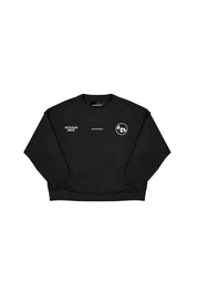 Crewneck "DE LA RUE À LA RUE" Made Black