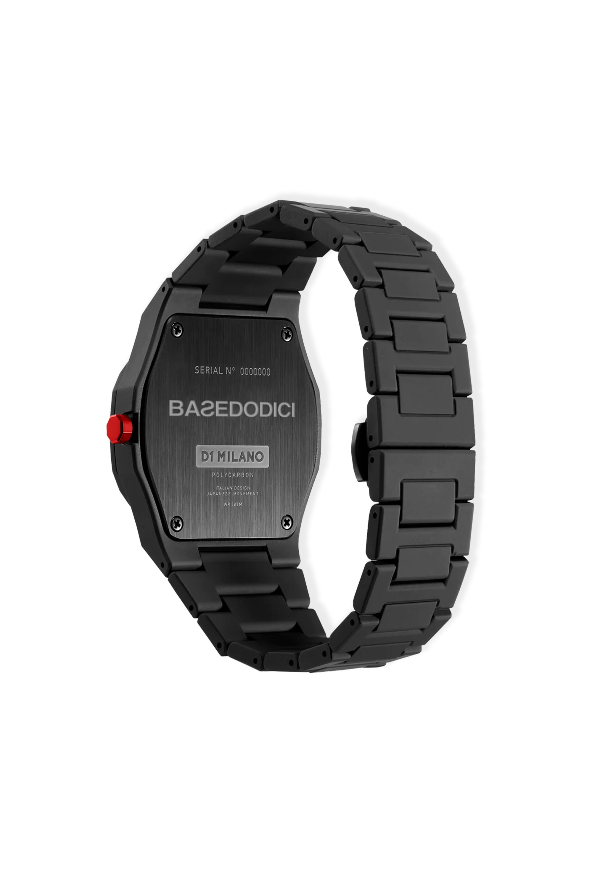 Watch "D1MILANOxBASEDODICI" Black Polycarbon