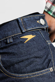 "RUDEBOY LDN" Bigall Denim Blue Raw