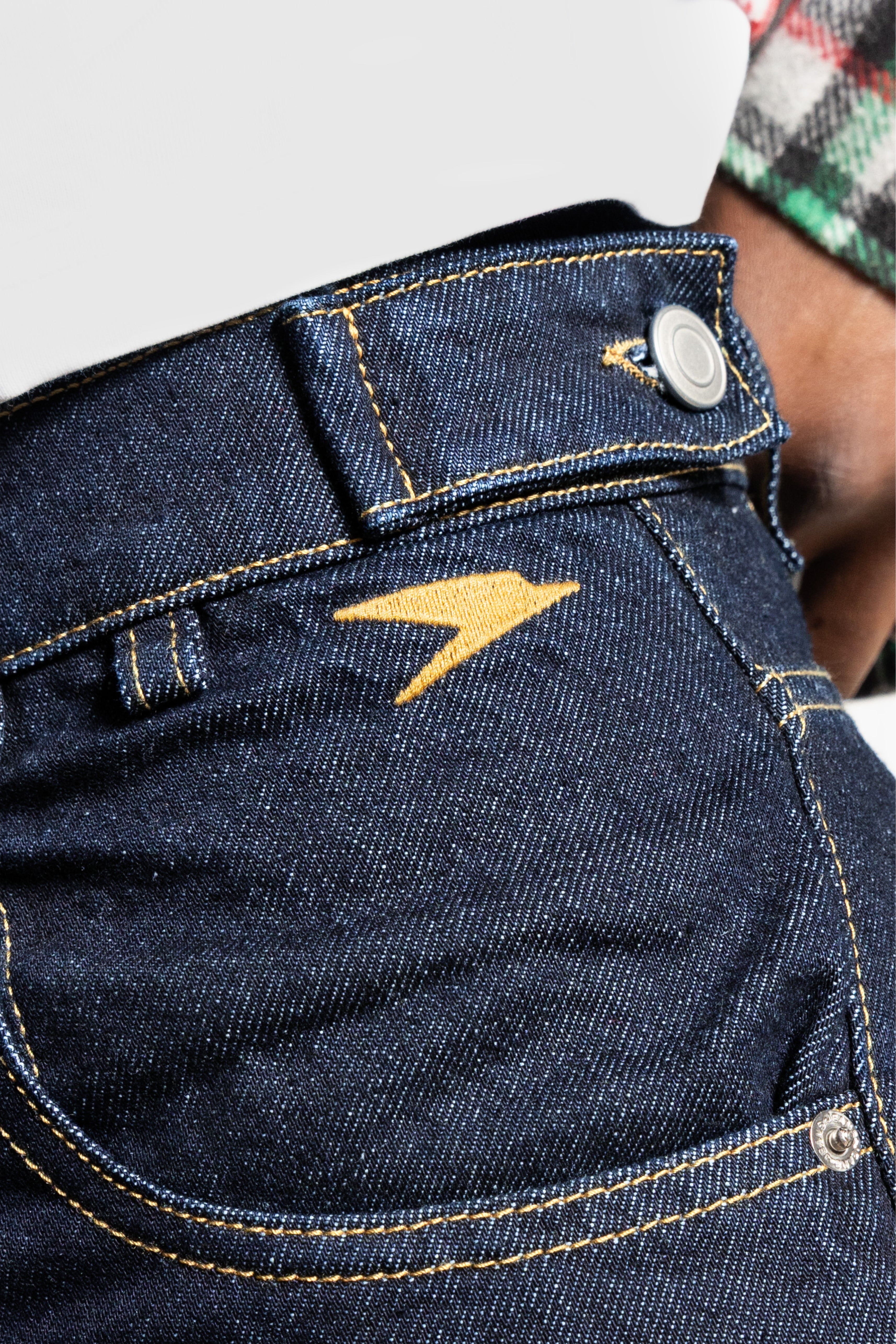 "RUDEBOY LDN" Bigall Denim Blue Raw