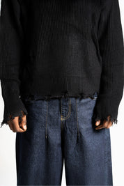 Look "RUDEBOY LDN" Knit Shoulder Logo