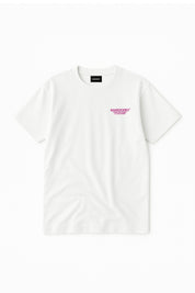 Dress Tee “AMMO” Glitter White/Bubble Pink