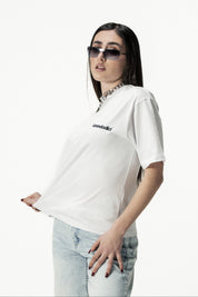 T-Shirt "SANTA" PrettyGirls White/Black