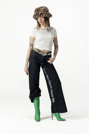 Bigall Denim "SANTA" CuzYouCan't Dark Blue/Glitter