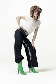 Bigall Denim "SANTA" CuzYouCan't Dark Blue/Glitter