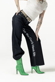 Bigall Denim "SANTA" CuzYouCan't Dark Blue/Glitter