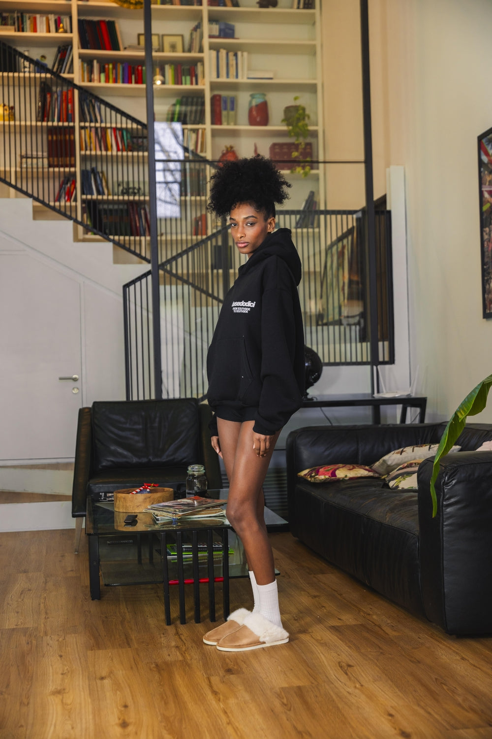 Hoodie "AMMO" CHI'T'SAP Black/AnimalierLeopard