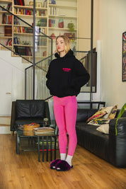 Hoodie "AMMO" CHI'T'SAP Black/PaintPink