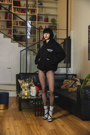 Hoodie "AMMO" CHI'T'SAP Black/GlitterItalic