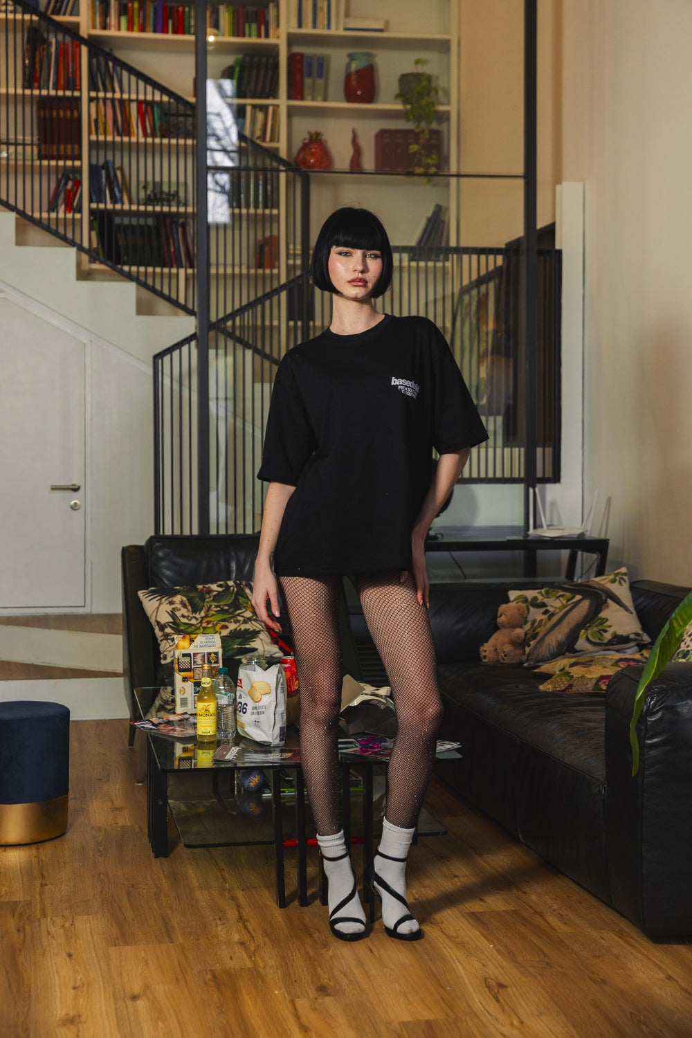 T-Shirt "AMMO" CHI'T'SAP Black/GlitterItalic