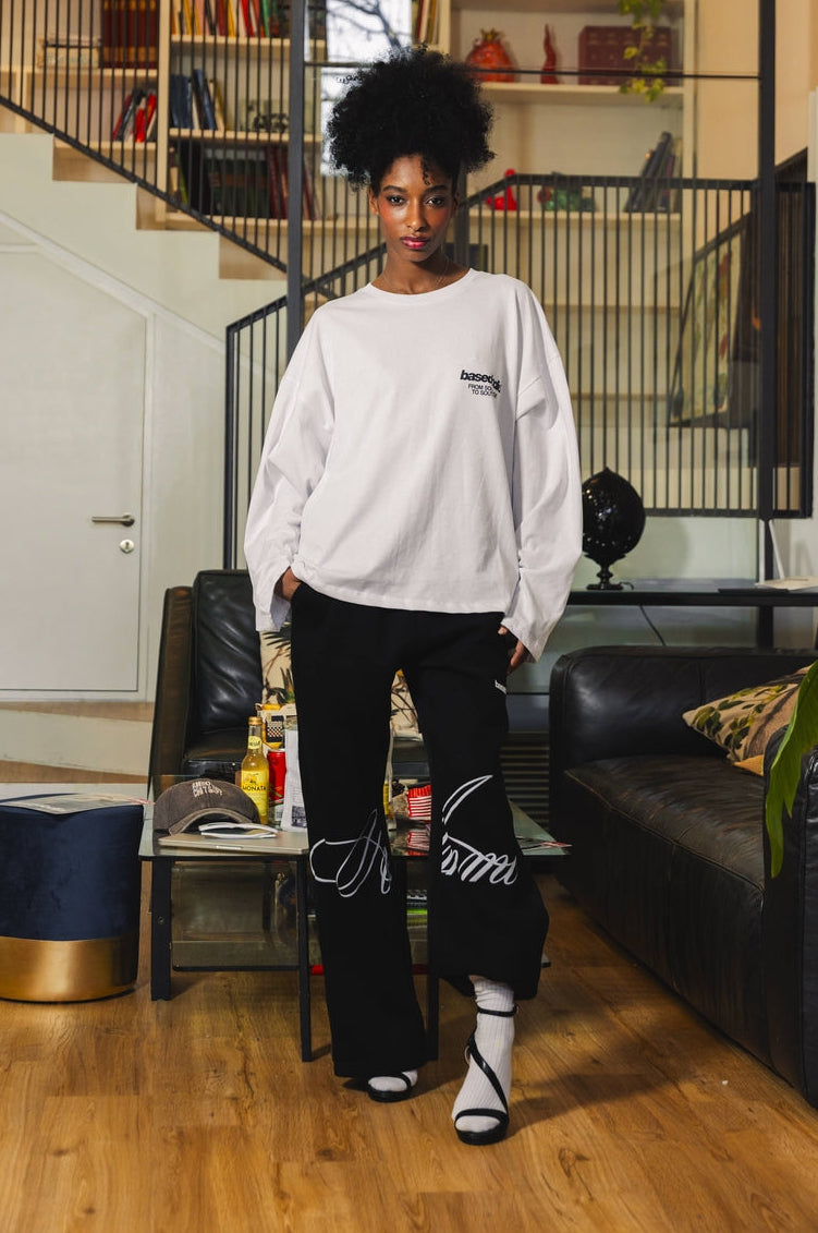 Longsleeve "AMMO" CHI'T'SAP White/BasicScript