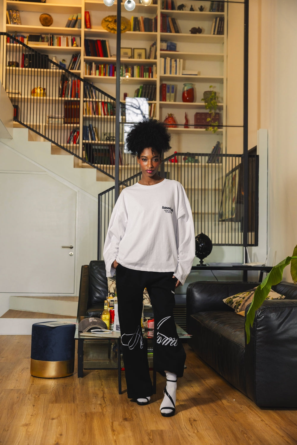 Longsleeve "AMMO" CHI'T'SAP White/BasicScript