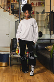 Longsleeve "AMMO" CHI'T'SAP White/BasicScript