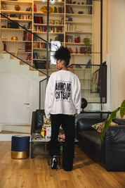 Longsleeve "AMMO" CHI'T'SAP White/BasicScript