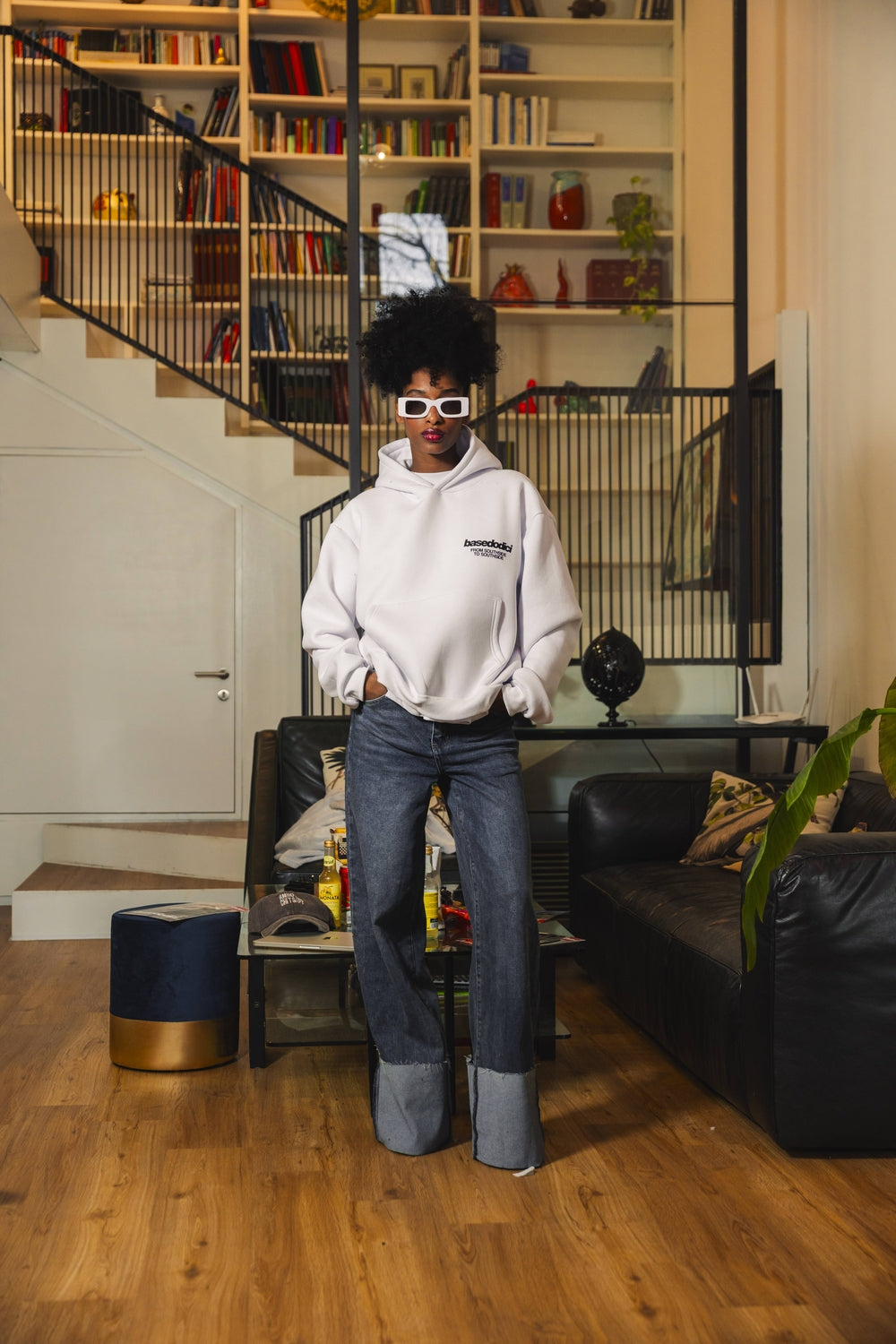 Hoodie "AMMO" CHI'T'SAP White/AnimalierPurple