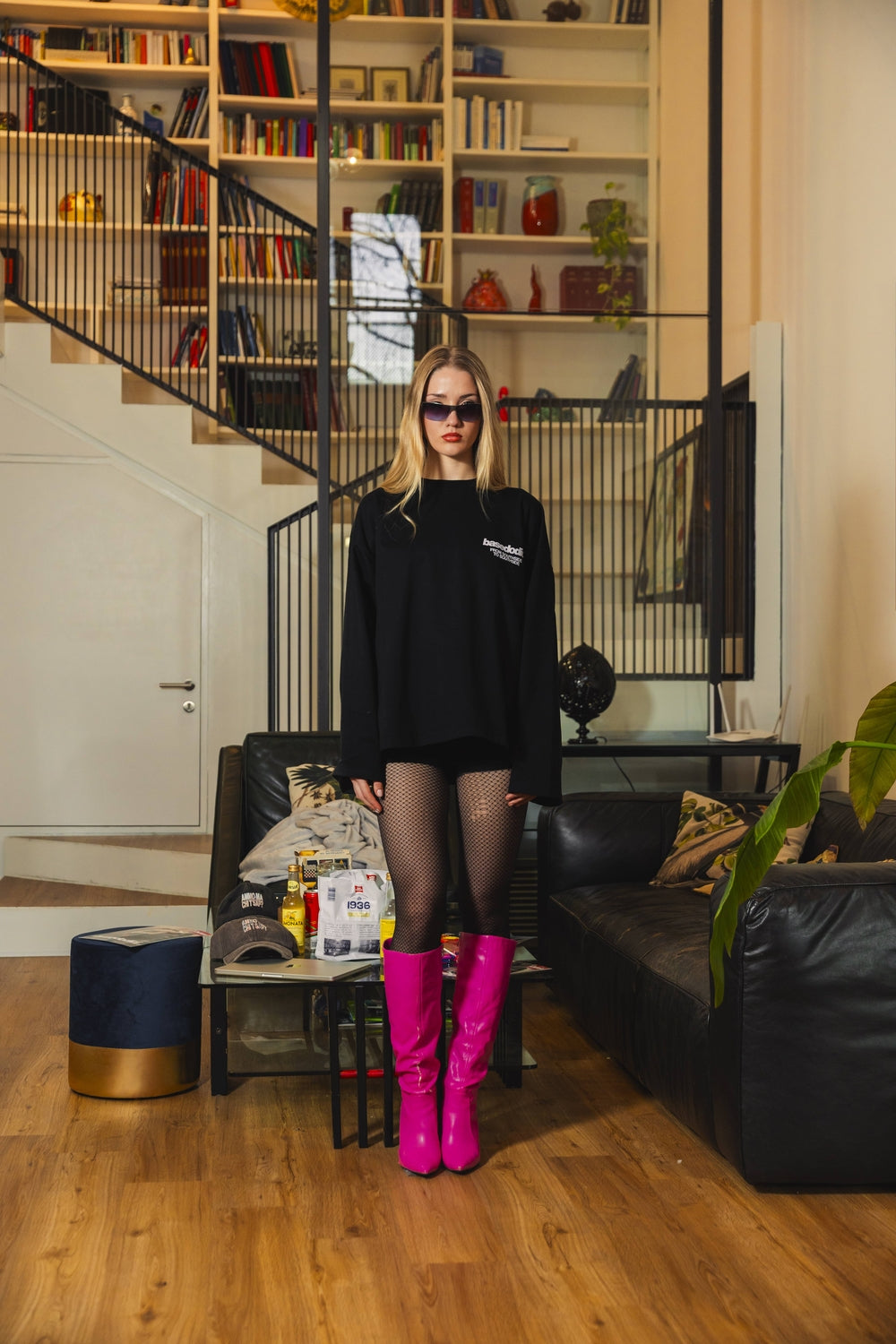 Longsleeve "AMMO" CHI'T'SAP Black/BasicScript