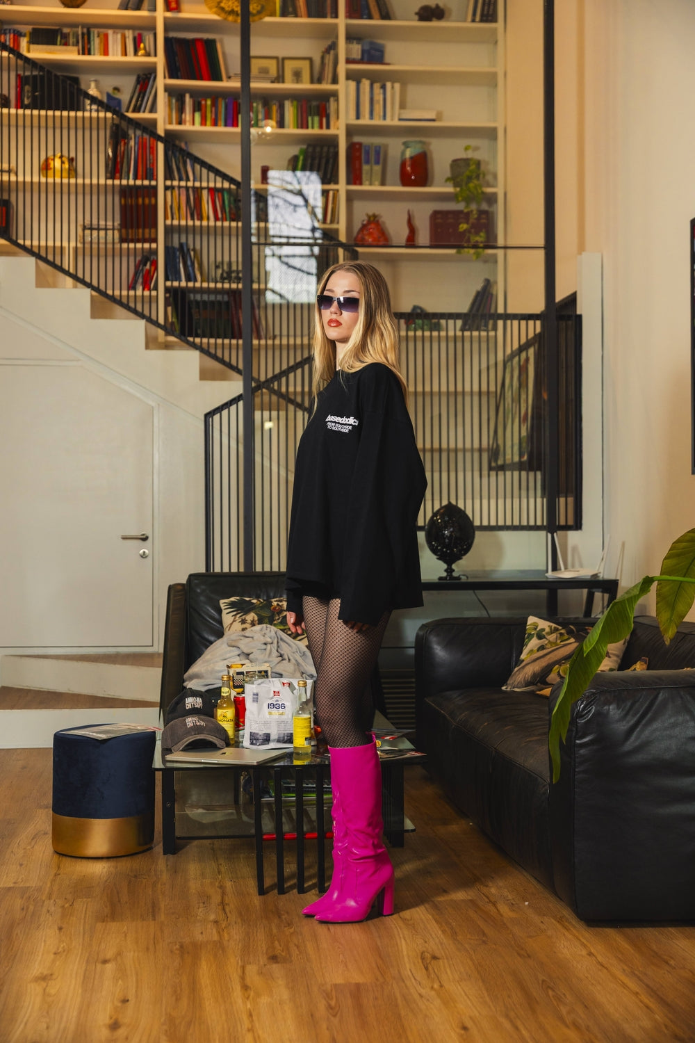 Longsleeve "AMMO" CHI'T'SAP Black/BasicScript