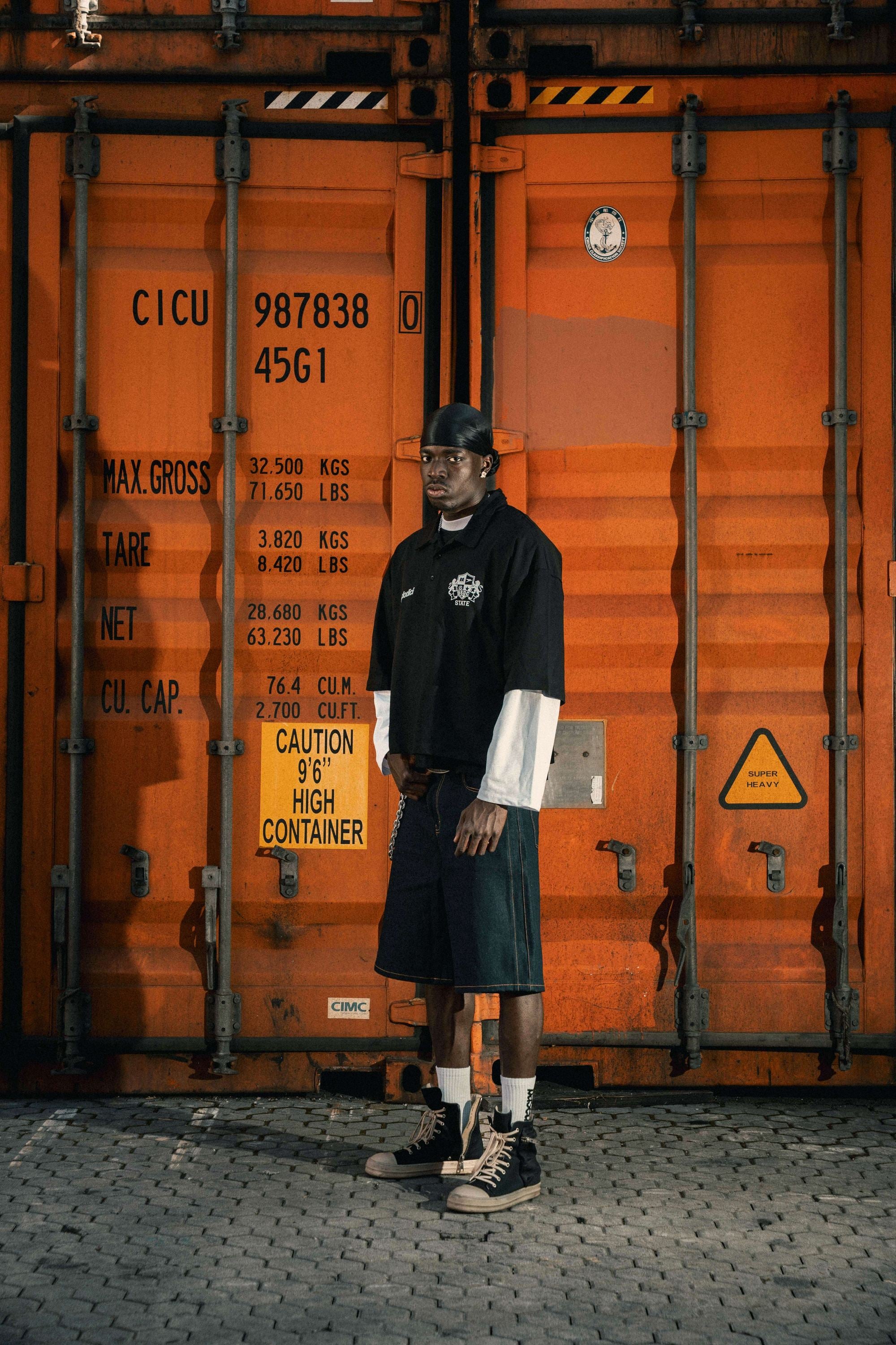 Jorts "LAST DELIVERY" Dark Blue