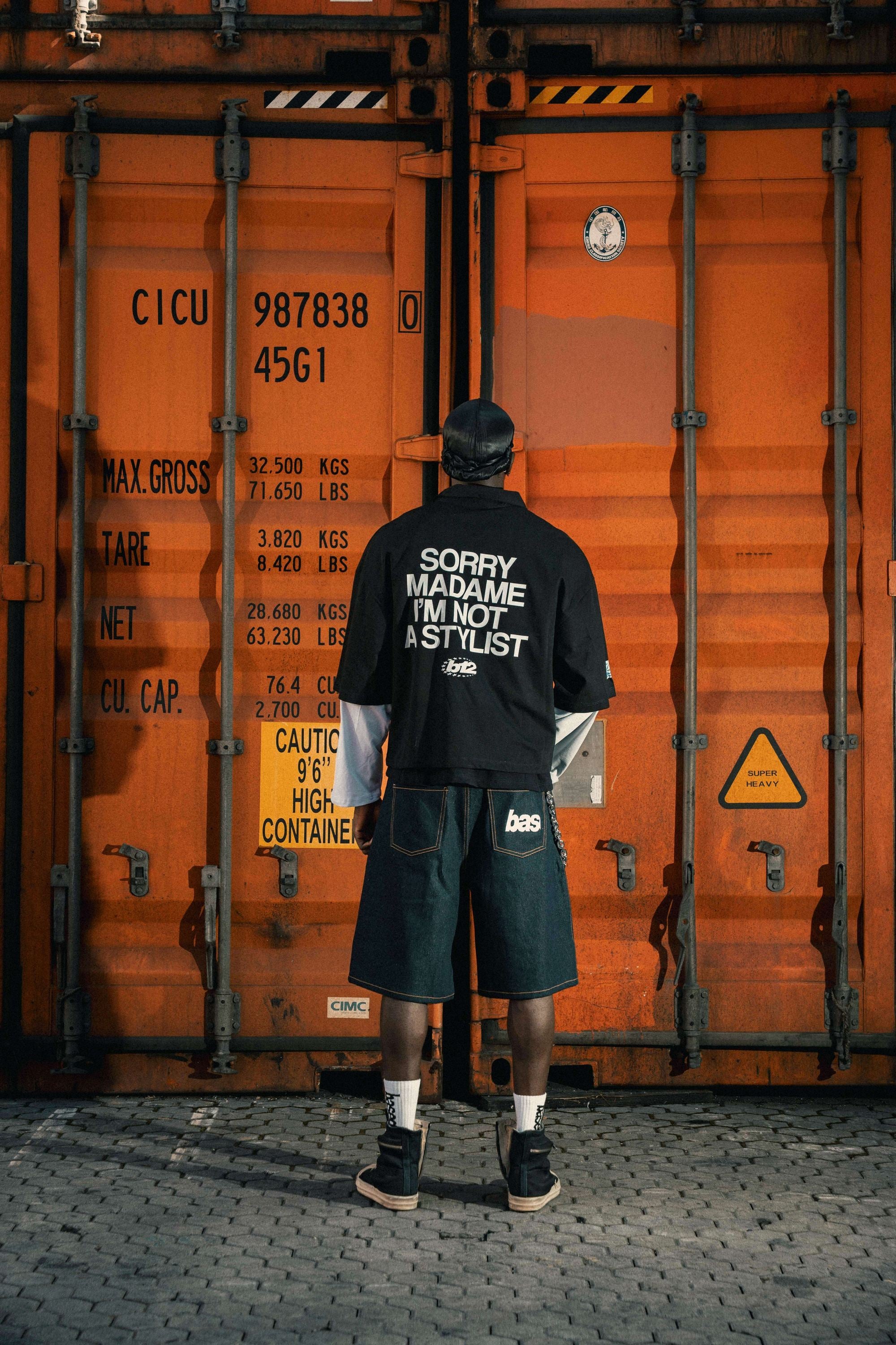 Polo "LAST DELIVERY" SorryMadame Black
