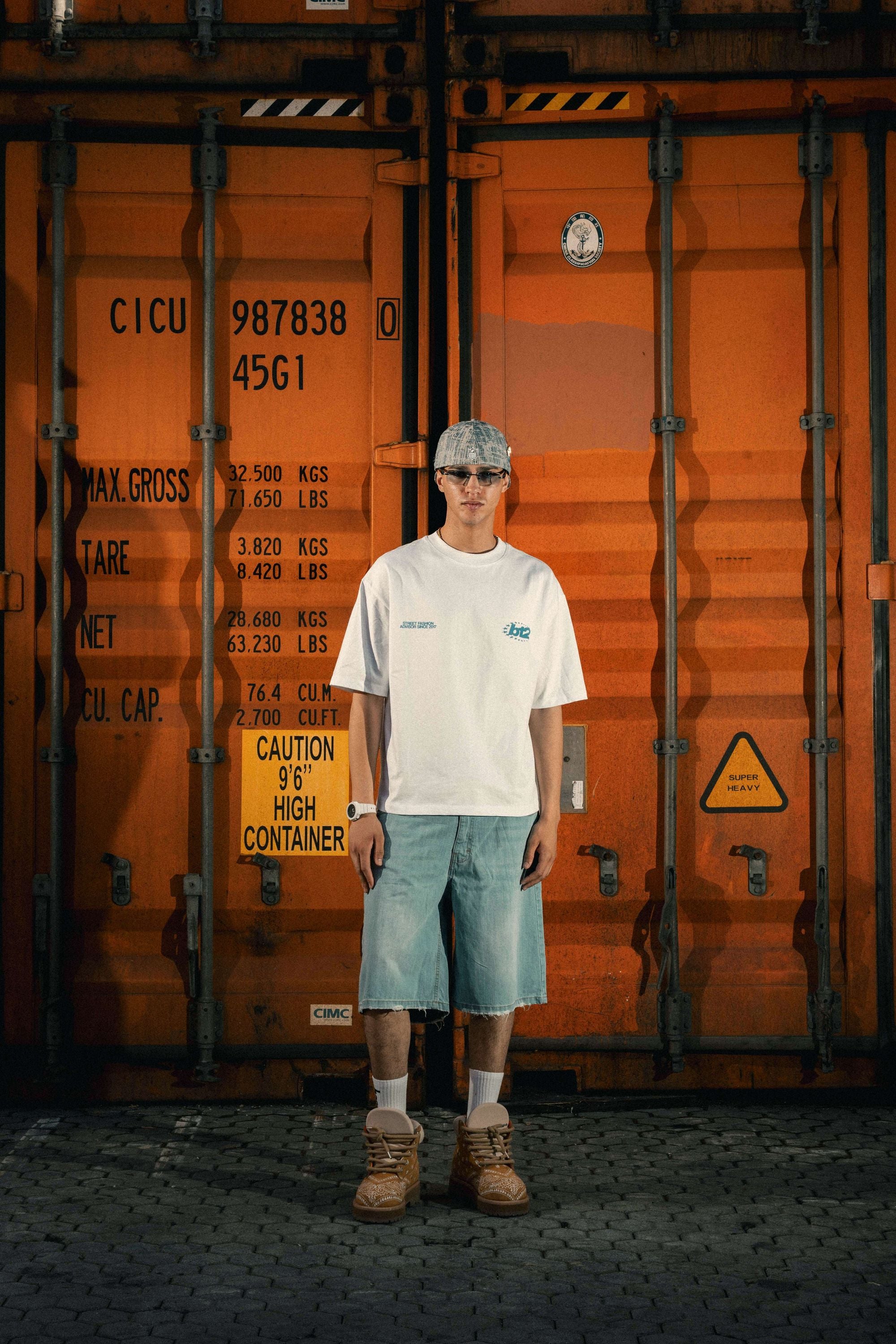 T-Shirt "LAST DELIVERY" BackLogos White