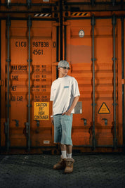 T-Shirt "LAST DELIVERY" BackLogos White