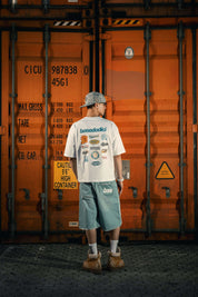 Jorts "LAST DELIVERY" Light Blue