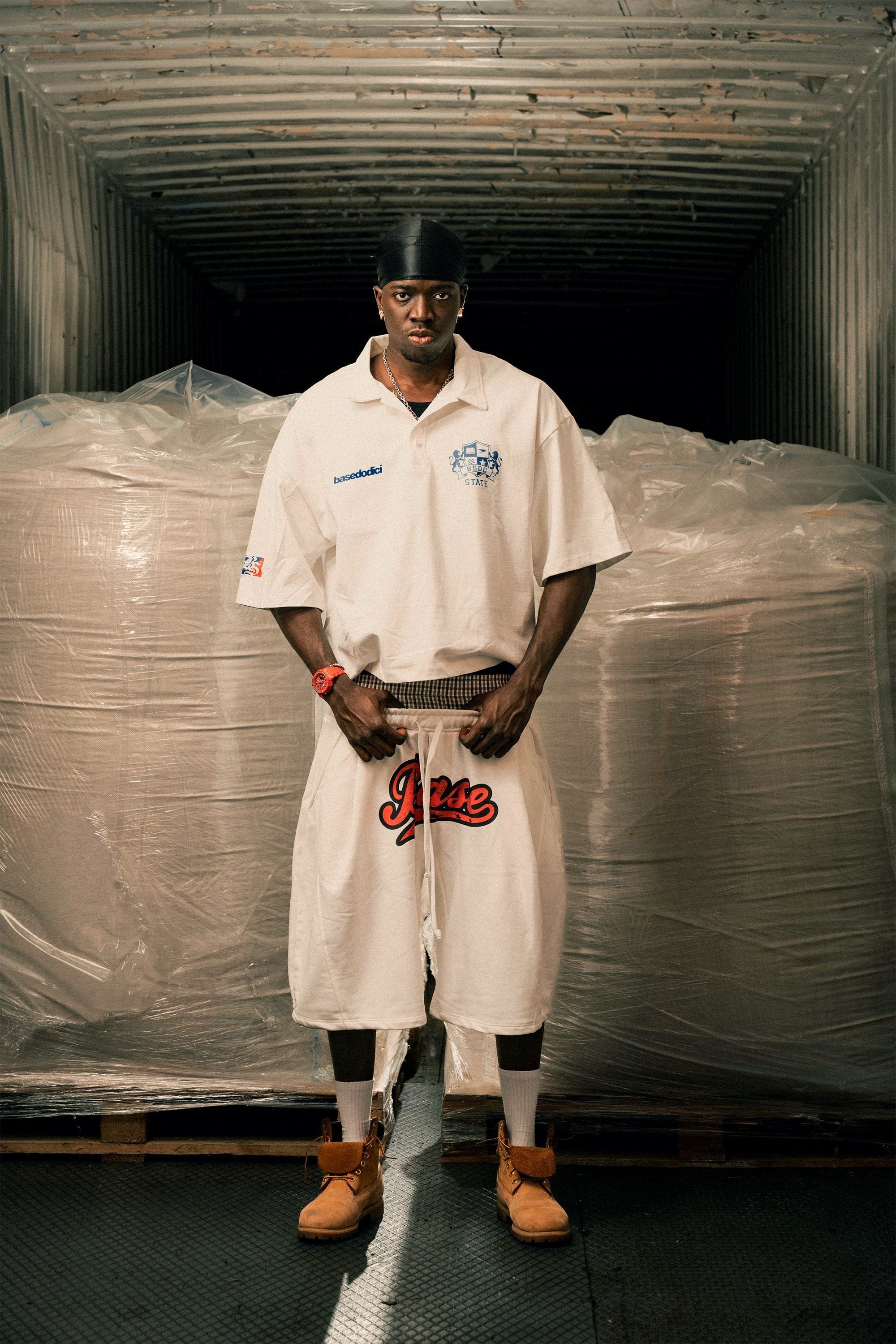 Fleece Jorts "LAST DELIVERY" DoubleLayer League Cream