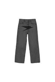 Denim Pants “DYSTOPIA” Dove Black