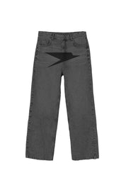 Denim Pants “DYSTOPIA” Dove Black
