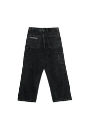 Carpenter Denim Pants “DE LA RUE À LA RUE” Black 