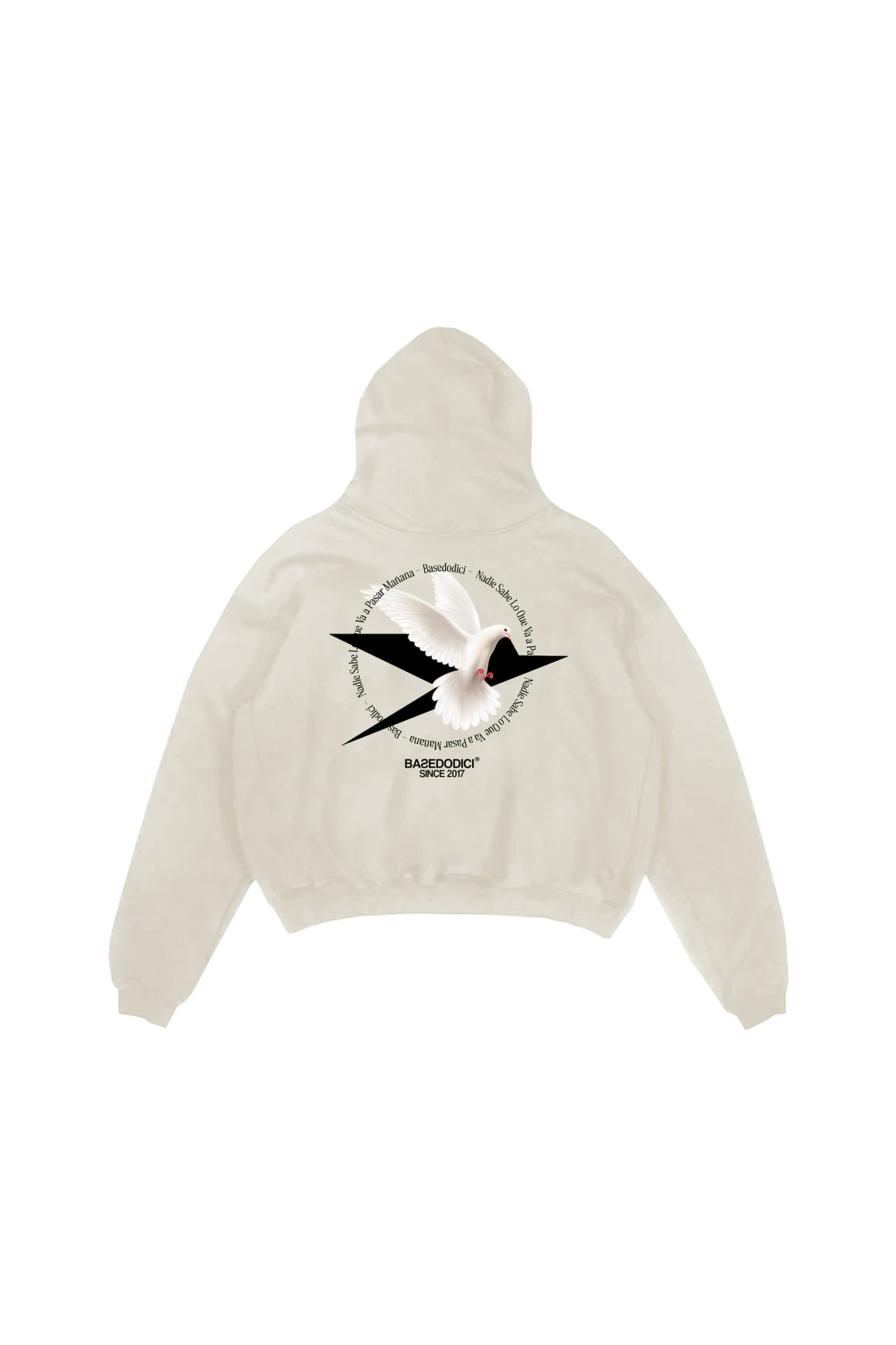 Hoodie Boxy “RESORT” Dove Cream