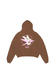 Hoodie Boxy “RESORT” Dove Brown