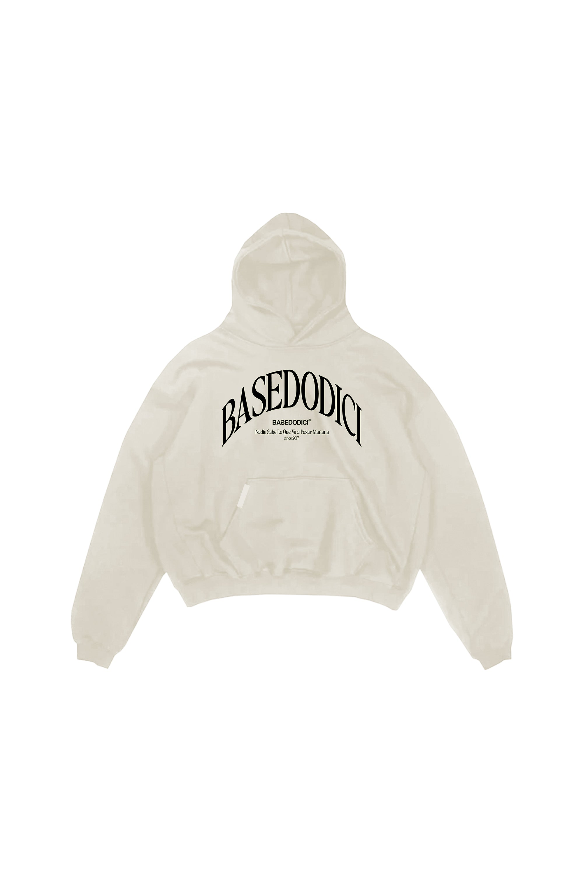 Hoodie Boxy “RESORT” Dove Cream