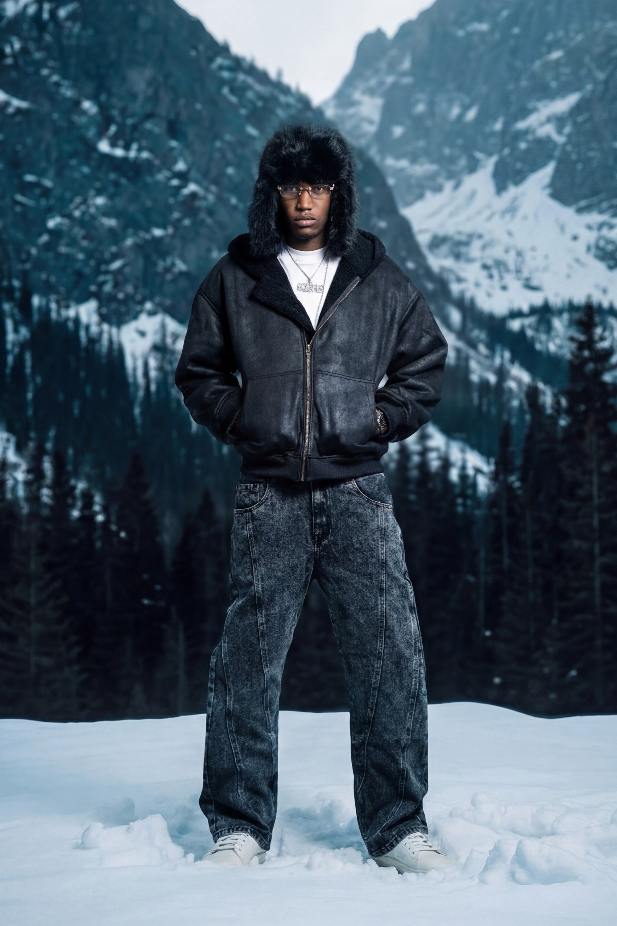 Montone Jacket "DIRTY XMAS" Black