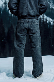 Line Cross Denim "DIRTY XMAS" Stone Washed