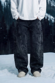 Line Cross Denim "DIRTY XMAS" Stone Washed