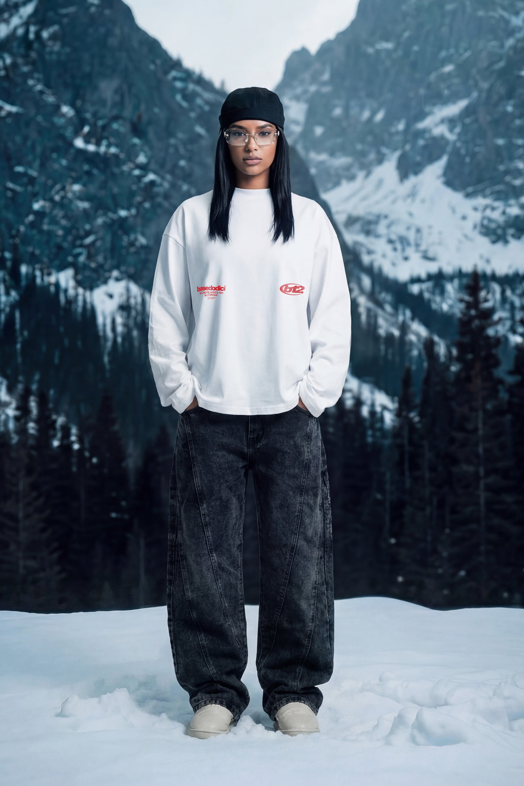 Line Cross Denim "DIRTY XMAS" Stone Washed