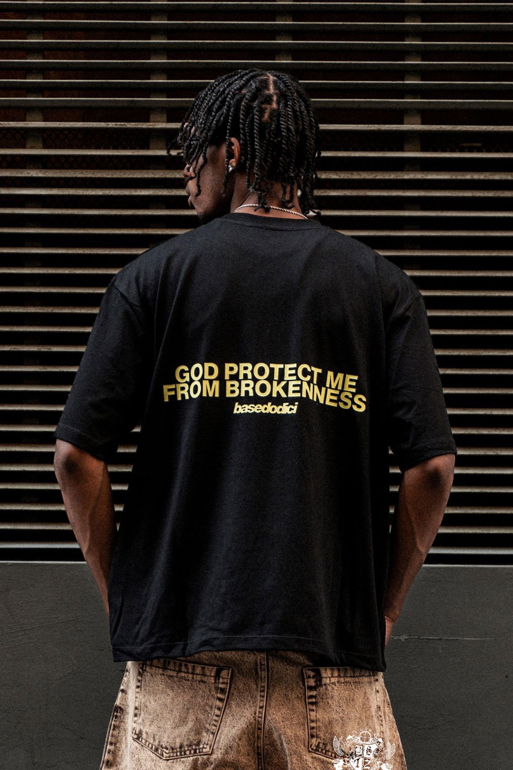 T-Shirt "BROKENNESS" BAD Black