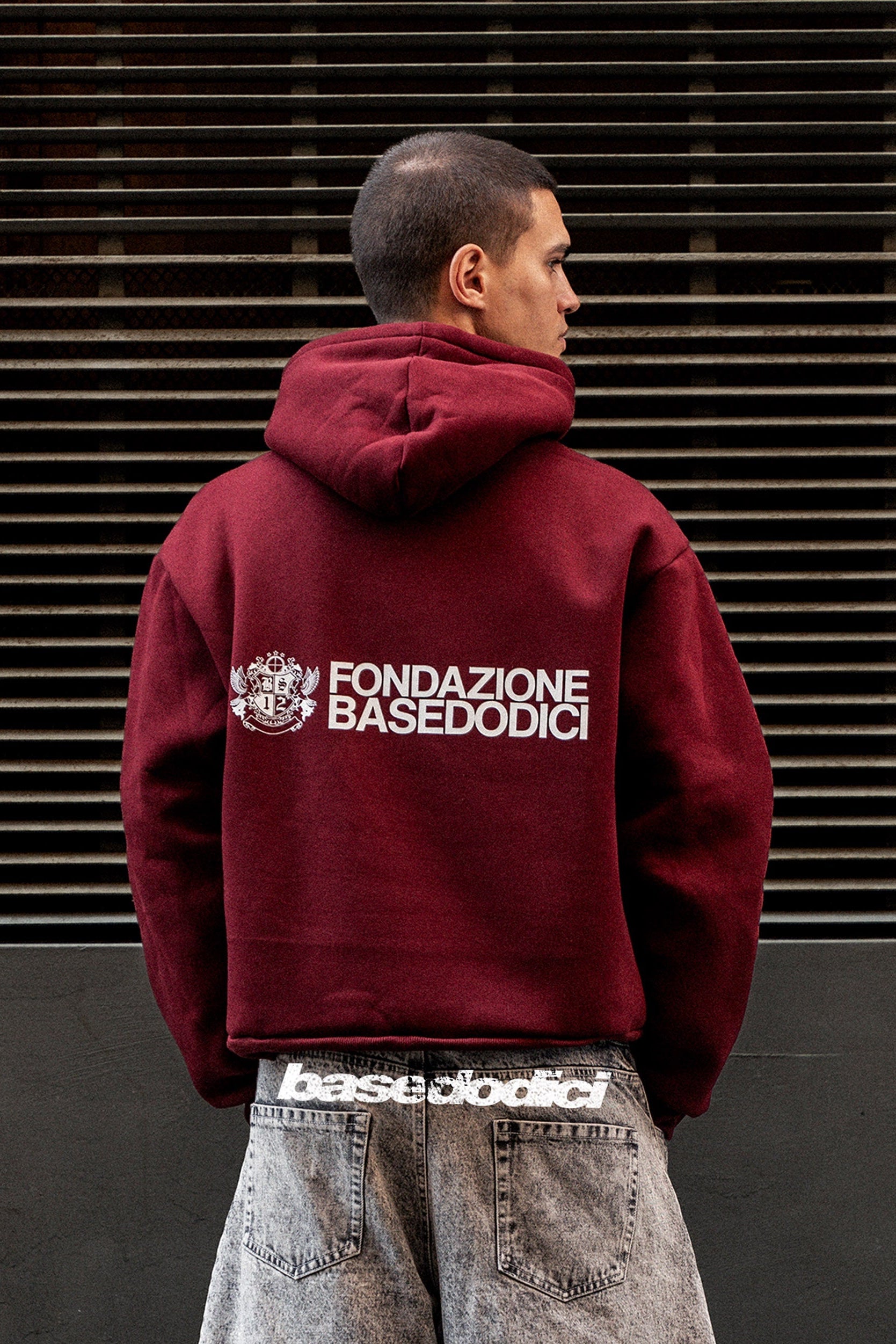 Hoodie "BROKENNESS" Fondazione Bordeaux